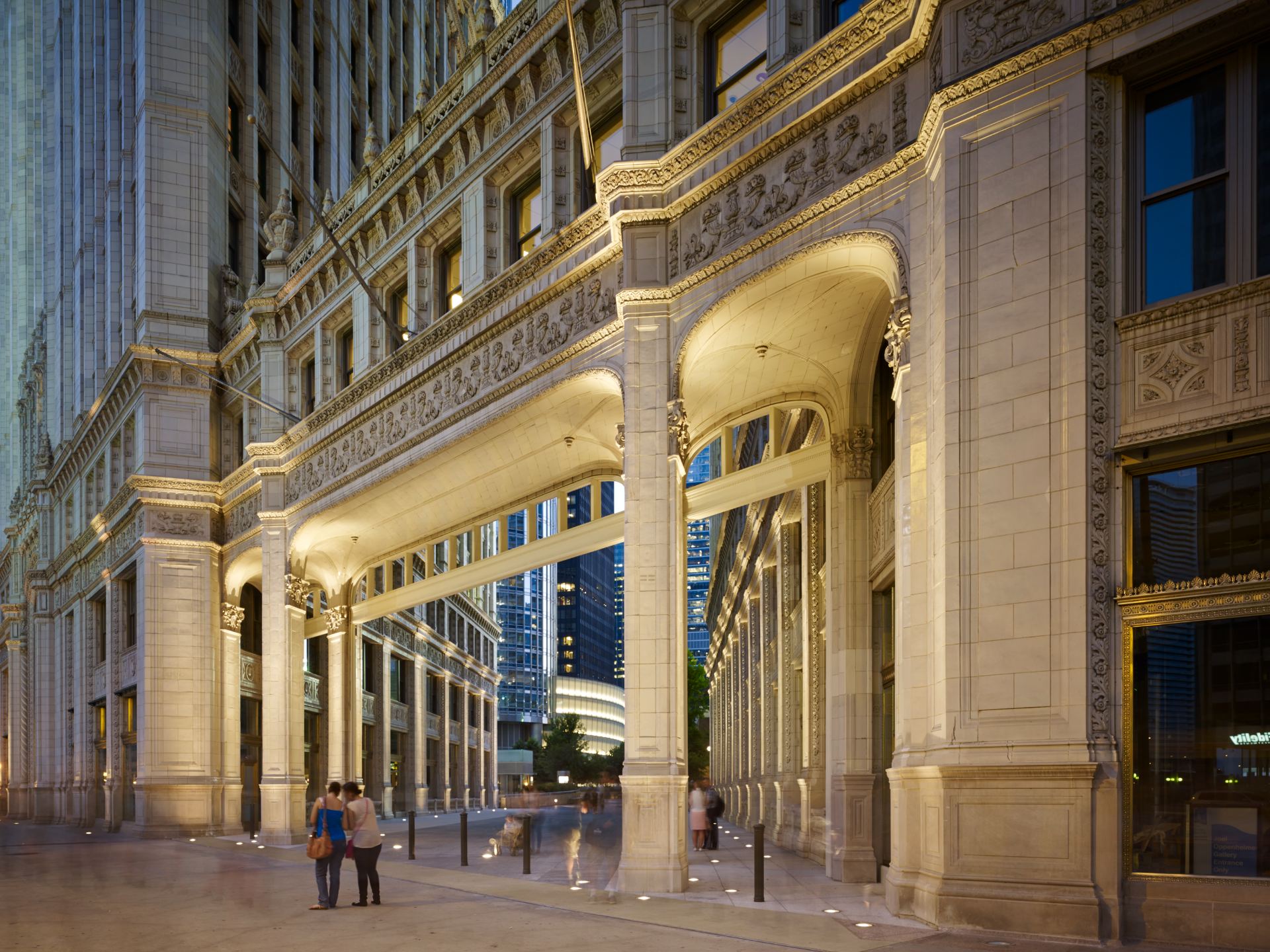 Wrigley Building facade